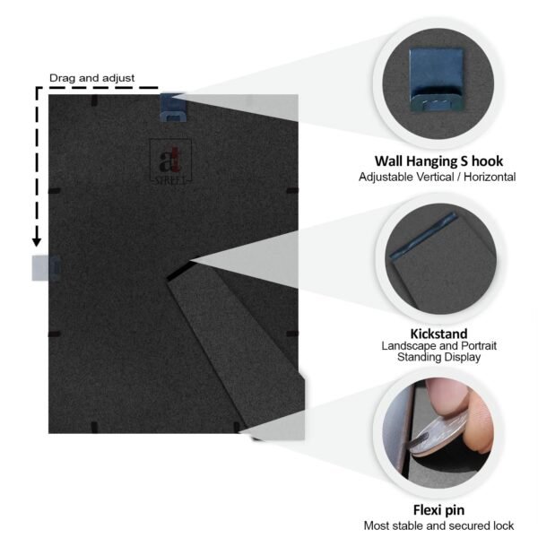 Easy installation on Wall/Tabletop