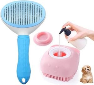 Durable Bath Massage Brush with Soap Dispenser
