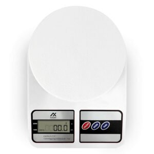 Digital Kitchen Food Weighing Scale | Accurate Scale for Healthy Living, Baking, Cooking, Fitness & Diet Management | 10Kg x 1gms with 2 Batteries Included, Color may vary