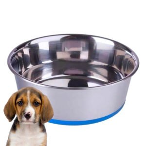 Stainless Steel Pet Bowls: Durable, Safe, and Practical for Your Furry Friends (500ml x1 Piece)