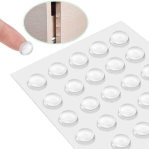 Round Self-Adhesive Silicone Bumpers – Protective, Non-Slip, and Versatile (Pack of 20)
