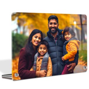 Minimalist Frameless Acrylic Memory Display