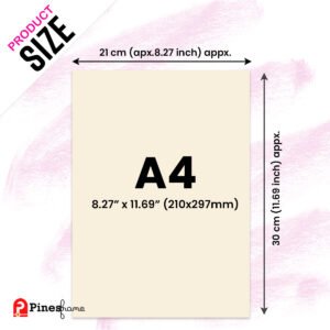 Standard A4 Size for Convenience