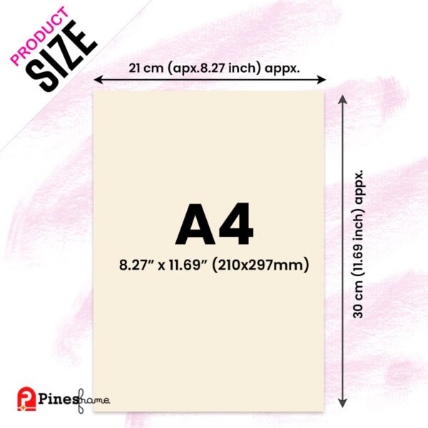 Standard A4 Size for Convenience
