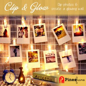 LED Clip Light String with Mini Photoss