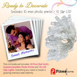 10 Photo with Clip LED Option